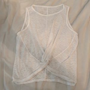 LULULEMON WHITE TANK
